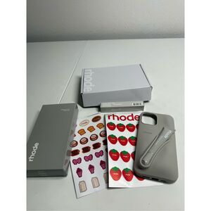 New RHODE iPhone 13 Pro Max Case Lip Gloss Peptide Stickers